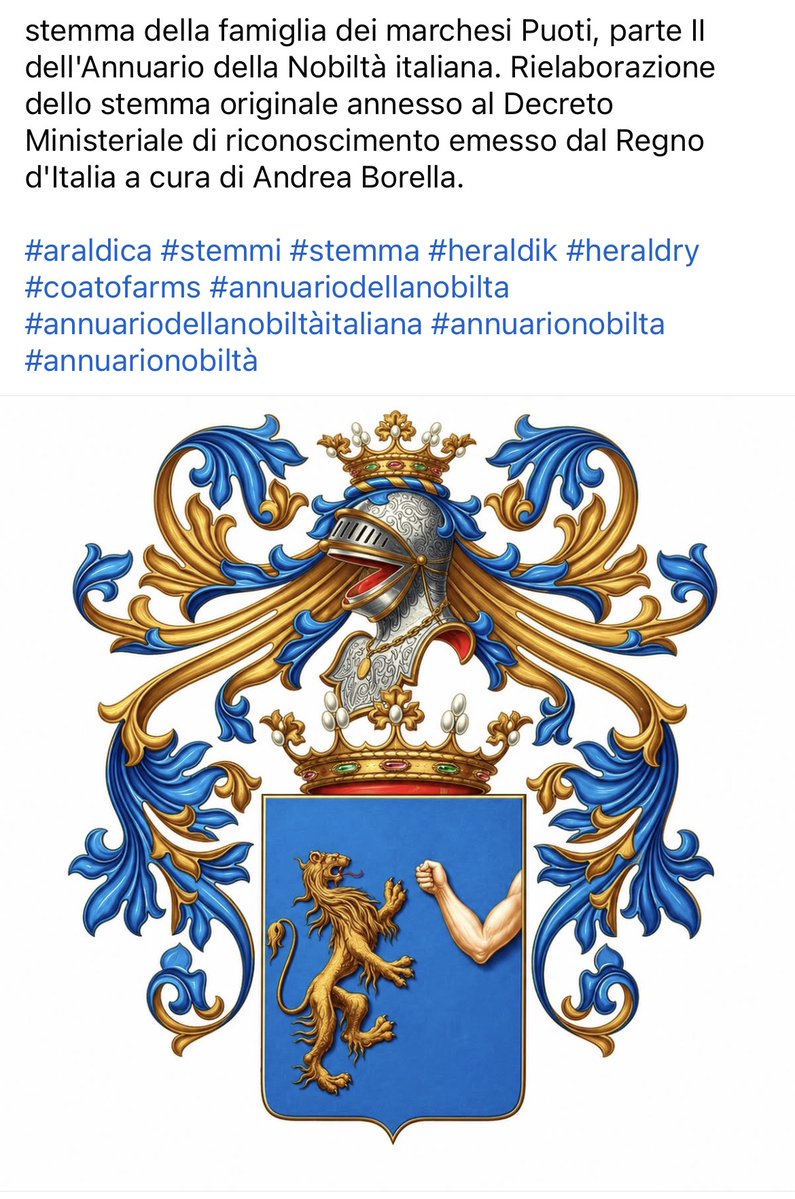 annuarionobilta's tweet photo. #araldica #stemmi #stemma #heraldik #heraldry #coatofarms #annuariodellanobilta #annuariodellanobiltàitaliana #annuarionobilta #annuarionobiltà https://t.co/UdRKQ4lNBT