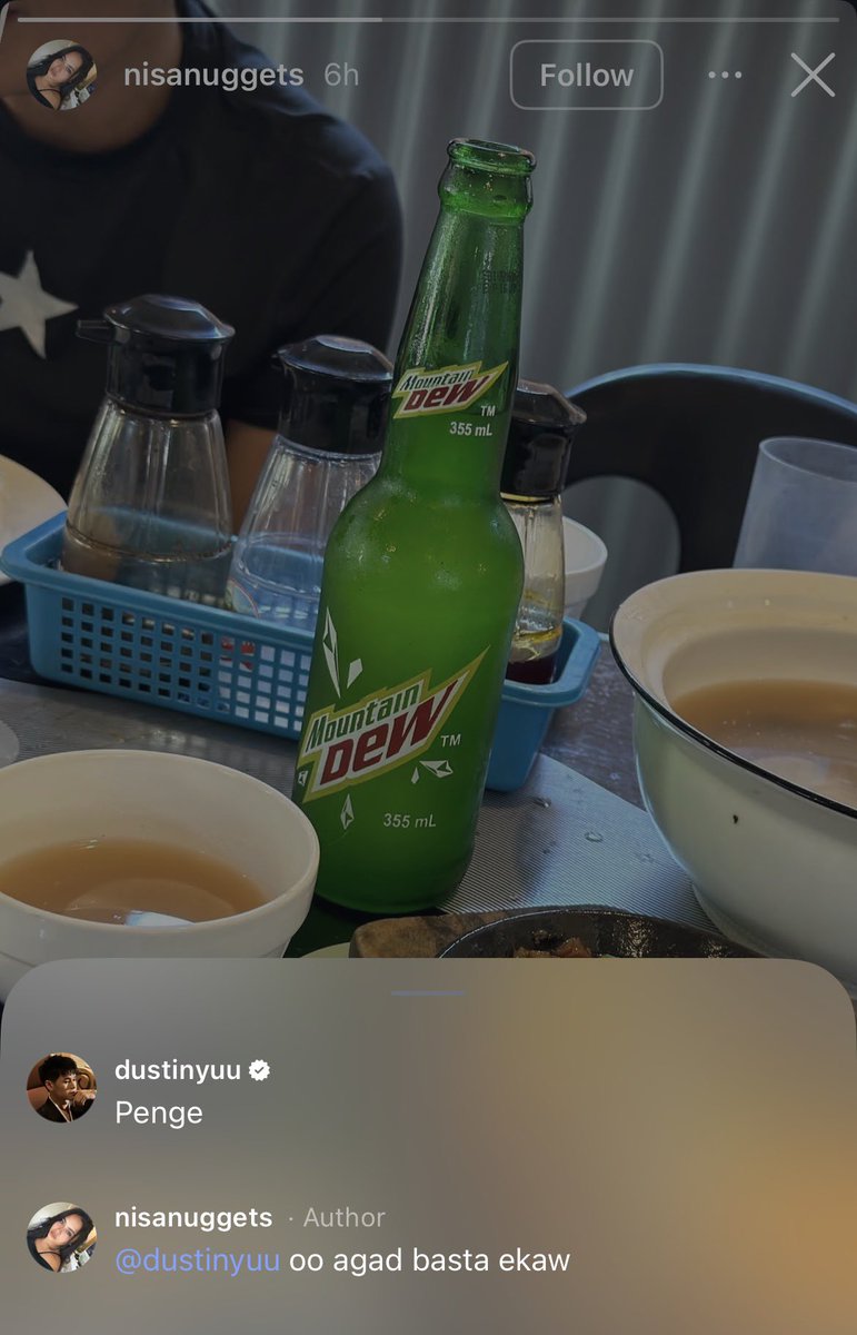 shinydus's tweet photo. cute cute naman ng friendship nila 😆🤏🏻

bili na kayo mountain dew tapos nuod kayong vlog ni ninong ry whehe :)💚 https://t.co/ChMJOHXWVz