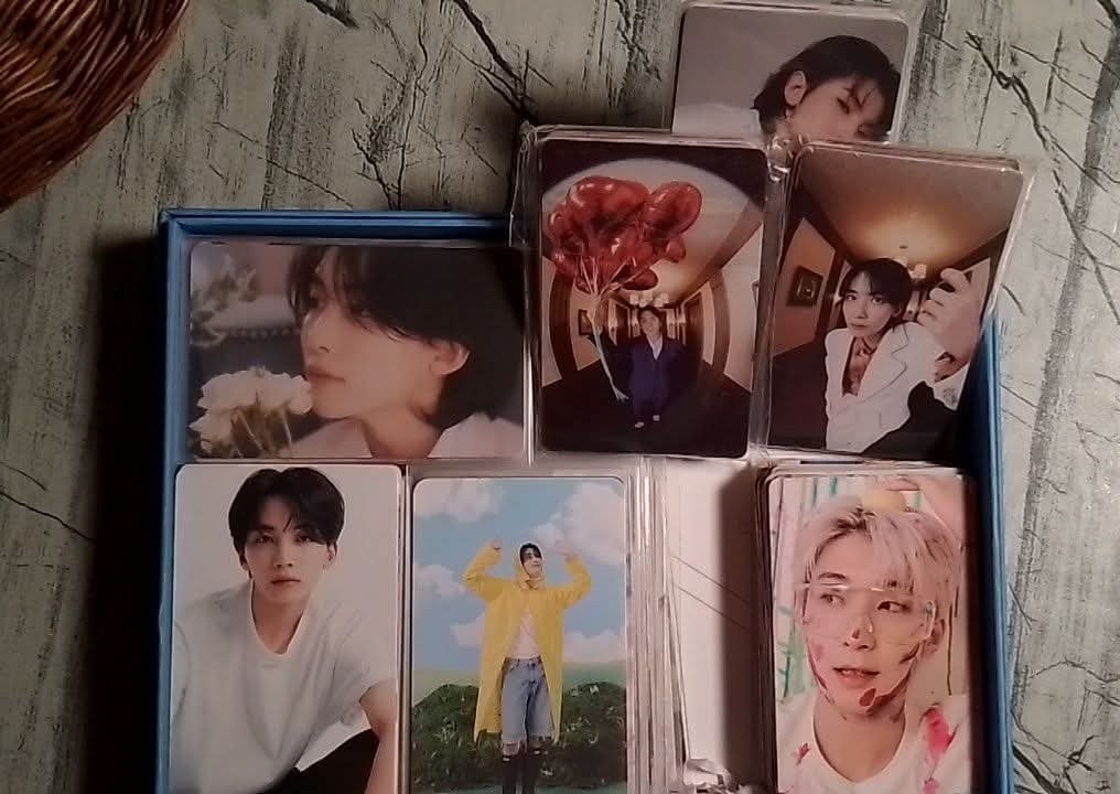 blvejj's tweet photo. WTS LFB bulk Assorted SVT NRPC

150 pcs + 3 sealed/complete nrpc for 1,200/ 1,100 if payo

pwedeng pang freebies sa ammb 🥹

+ scoups cheol jeonghan joshua jisoo shua jun junhui hoshi wonwoo woozi uji the8 minghao hao mingyu gyu dk dokyeom seokmin seungkwan kwannie vernon dino https://t.co/MGVZdxlnFk