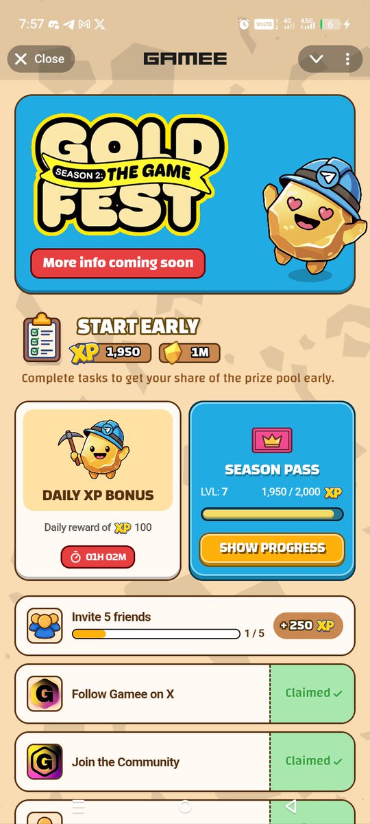 MaskyYGG's tweet photo. @GoldFestGame @GoldFestGame https://t.co/6C9XrCjIOL