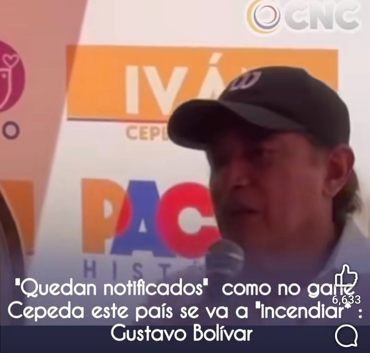 ojocolombia2026's tweet photo. 🇨🇴🚨🚨🚨🚨 URGENTE:

👉🏻 Gustavo bolivar envía una AMENAZA al pueblo colombiano y a los empresarios.

" Colombia queda NOTIFICADA, si NO GANA CEPEDA les vamos a incendiar el PAIS"

Que opina de esta amenaza ❓ https://t.co/4cE0DLZSfA