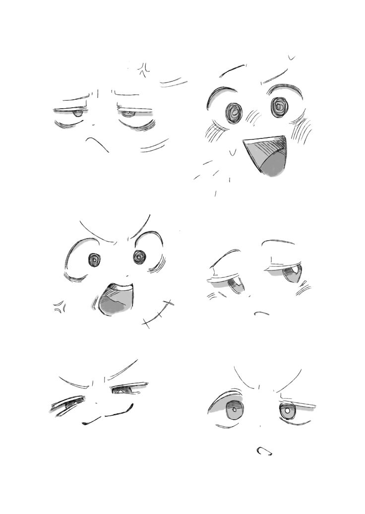 Chibi expression sheet for you to use later