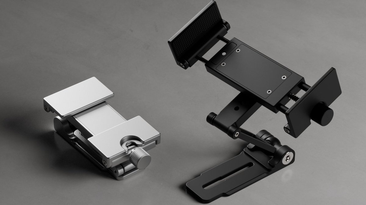 preducts_inc's tweet photo. 新モジュール「Clamp Gadget Arm」
販売開始

幅104mm〜250mmまでのガジェット等をホールドできるクランプを搭載した、伸縮式のアーム型モジュールです。耐荷重は2kgで、大型のガジェットなども浮かせて設置できます。

カラーは Black / Silver。
発送は6/18(木)より。

https://t.co/eayJfYCR0o https://t.co/RvaYFuyOSI