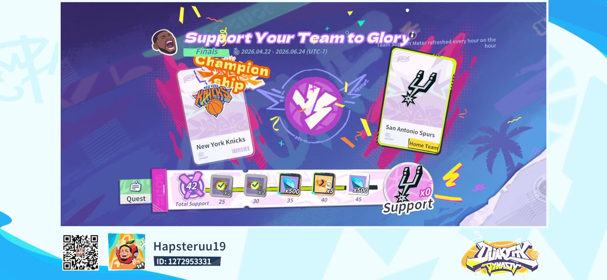 HaMeRuu19's tweet photo. Come join me in Dunk City Dynasty! https://t.co/UzqKohiDFH