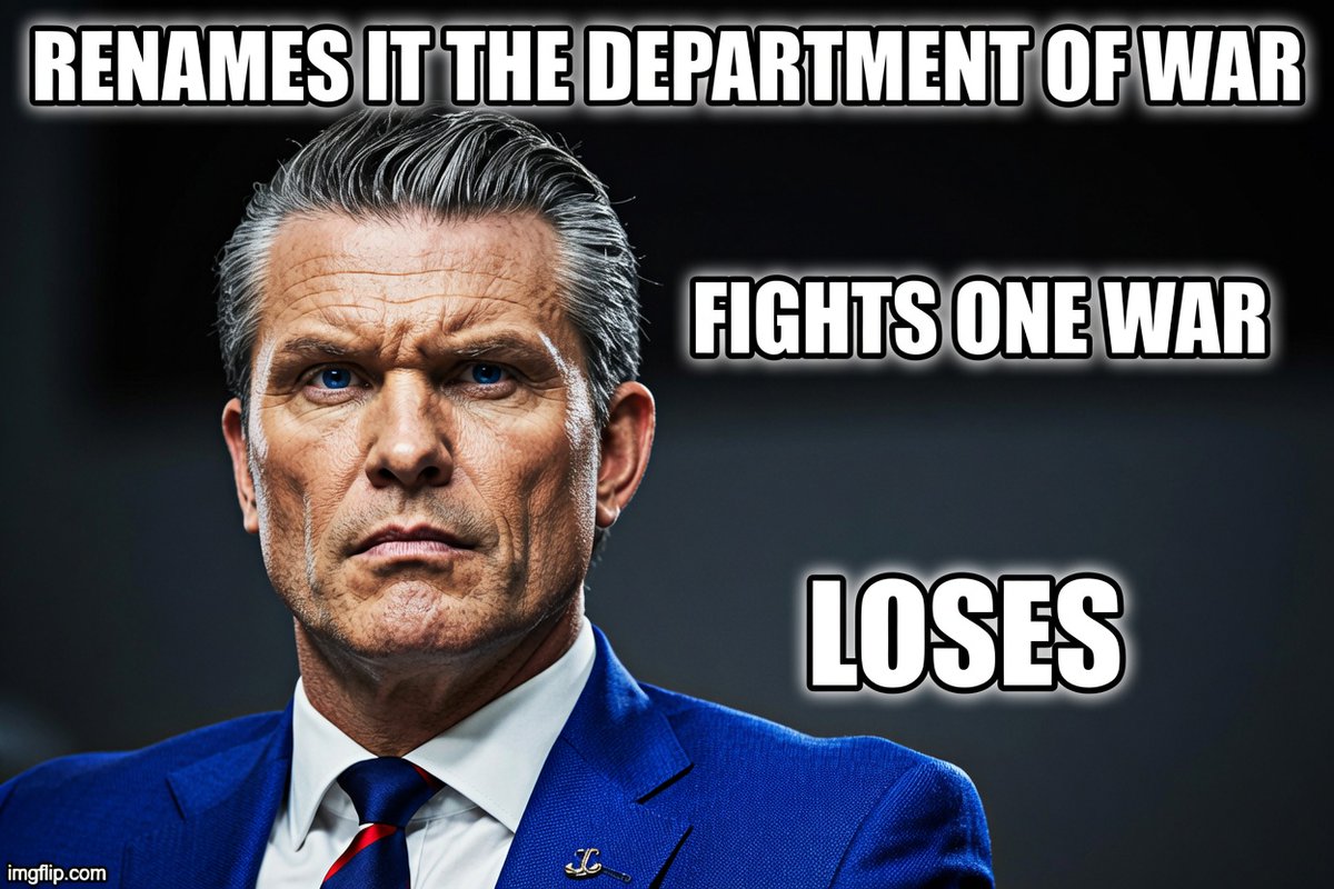 maddenifico's tweet photo. "He loves war." 
Trump, on Pete Hegseth https://t.co/yqQ9HRWh4m