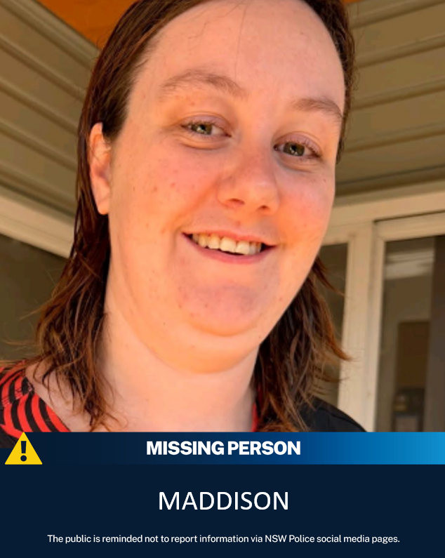 nswpolice's tweet photo. Can you help us find Maddison?

MORE INFORMATION 📷 https://t.co/i6GSN7XJl4 https://t.co/0W0oosns3r