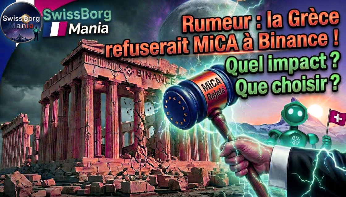 SwissBorgMania's tweet photo. Cette après-midi, 16h30 
On fera le point sur la rumeur : Binance vera t'elle sa Licence accordée par la Grèce ?
https://t.co/BKXgVyyklc

#WeAreSwissBorg 💚 https://t.co/c16WzNcheN