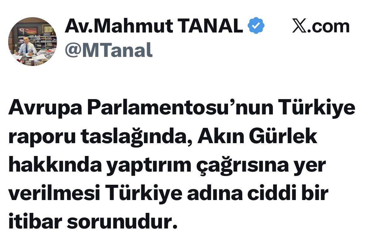 nedimsener2010's tweet photo. Eski CHP olsa, Türkiye’ye verdiği hiç bir sözü tutmayan, terör örgütleri FETÖ ve PKK’ya kucak açan, Gazze’de soykırıma sessiz kalan AB’nin Adalet Bakanı Akın Gürlek’e yaptırım lafını boğazına sokar tepki gösterirdi. Şimdiki ŞCHP(Şaibeli CHP’liler) ise Avrupa gözüyle Türkiye için itibar sorunu olarak görüyor. Türkiye için asıl itibar sorunu İmamoğlu ve şebekesinin yolsuzluk ve rüşvet çarkı ile Mahmut Tanalgillerin hırsızlıkları savunan kafasıdır