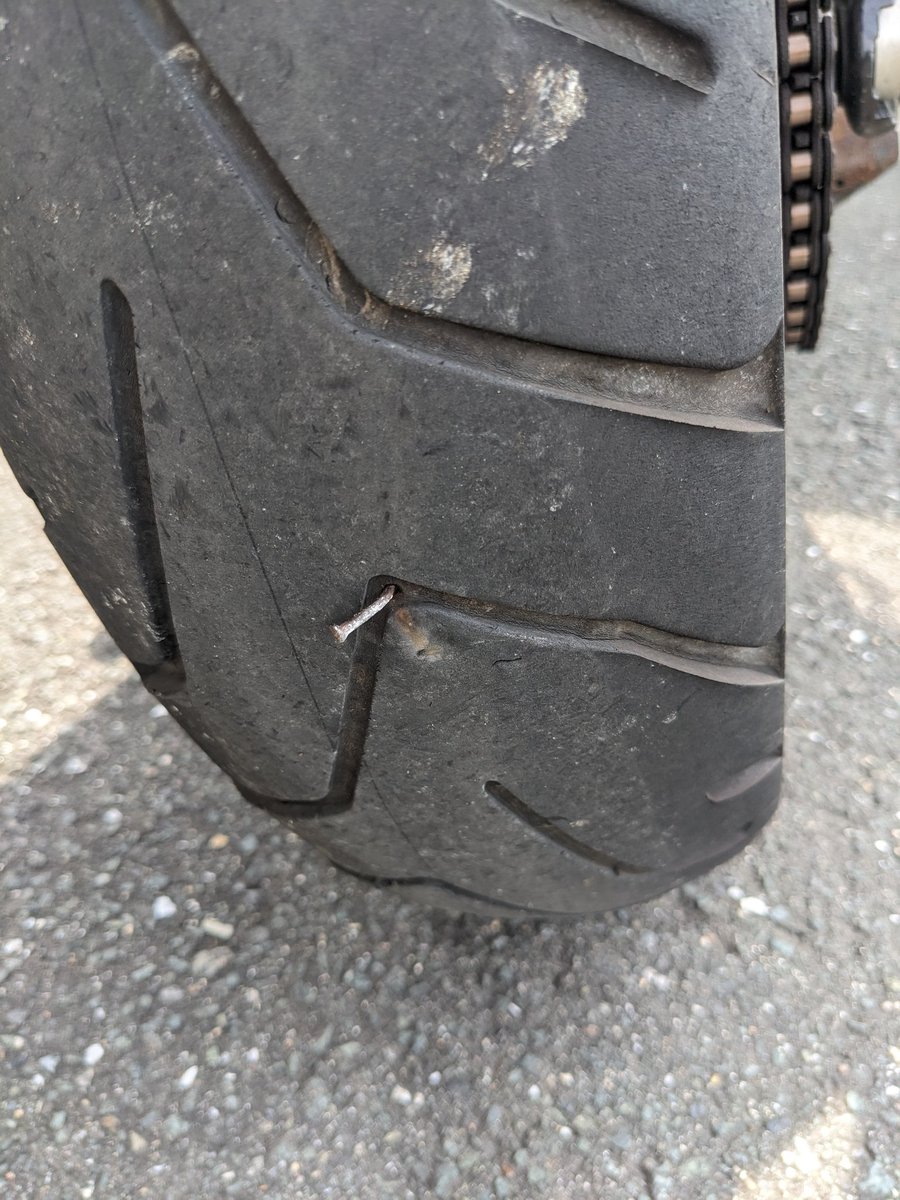 DA_rigid's tweet photo. ァ゙……！いつの間に！
しばらく乗れませんねぇ
#トライアンフ 
#ストリートスクランブラー https://t.co/Et4hGluUpF