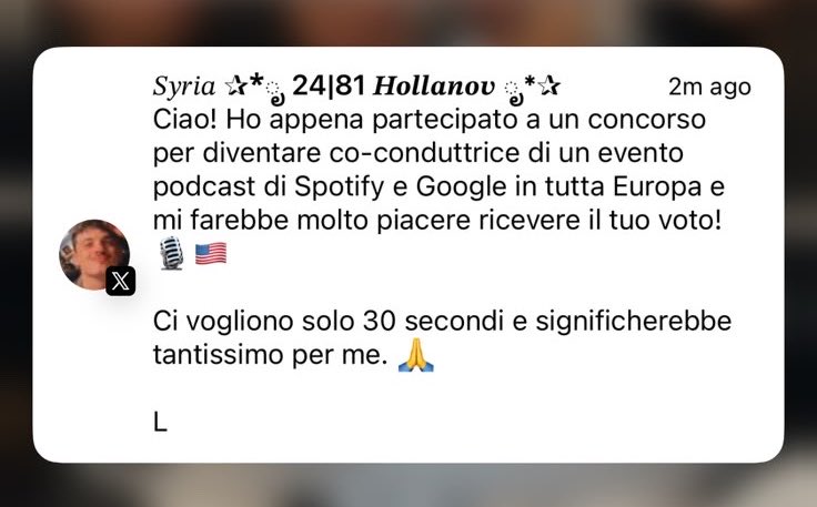 Jacoposvoice's tweet photo. Scherzavo...
NON APRITE IL LINK PER NESSUN MOTIVO, MI HANNO HACKERATA CON UN MESSAGGIO SIMILE TRAMITE UNA RAGAZZA https://t.co/fqwuDzMbS0