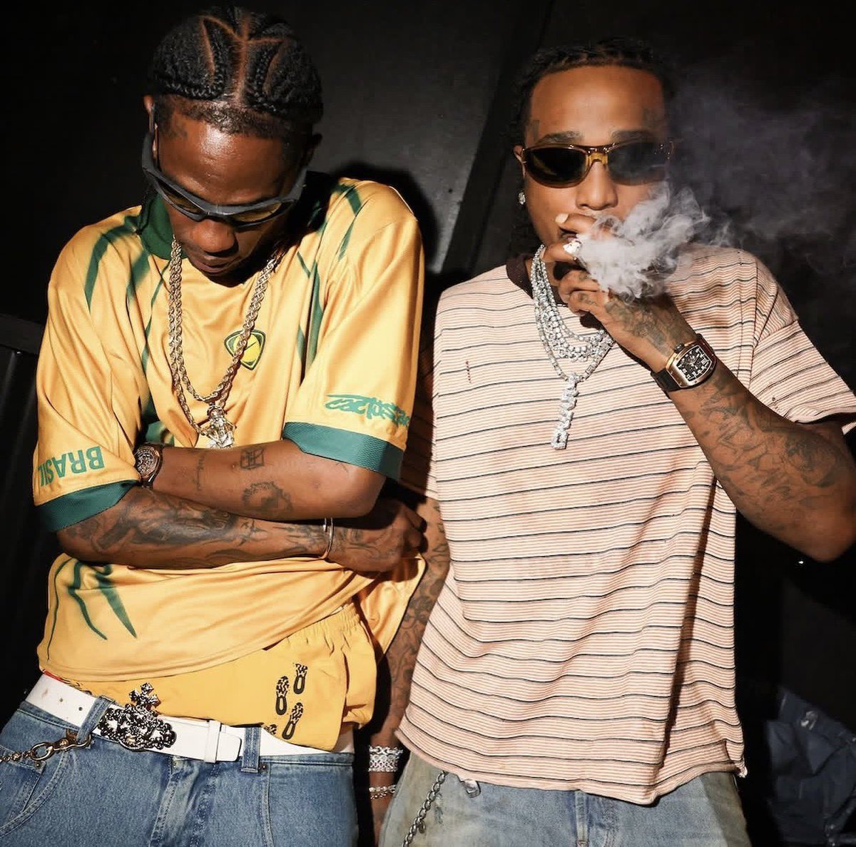 RodeoTheAlbum's tweet photo. Travis Scott and Quavo 👥 https://t.co/BQrvU5Apjm