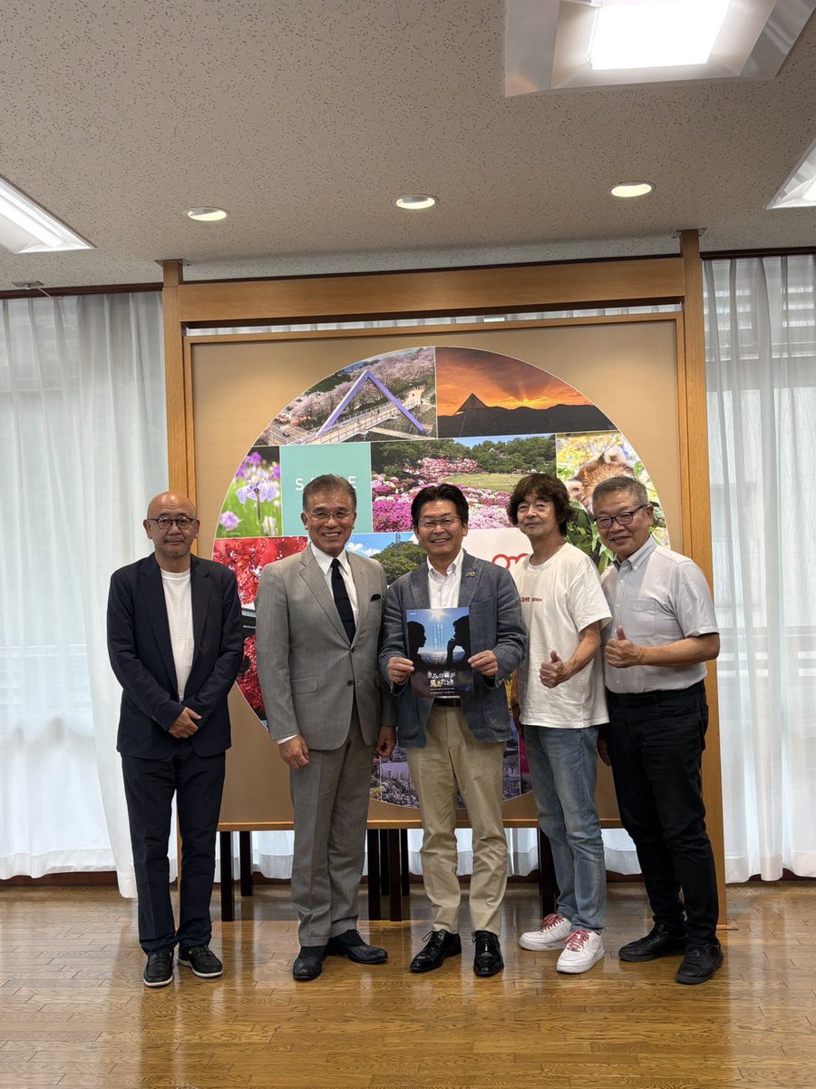 Mike7I's tweet photo. きみおとチーム！鯖江市長訪問🫶 https://t.co/k55FVPpoJU