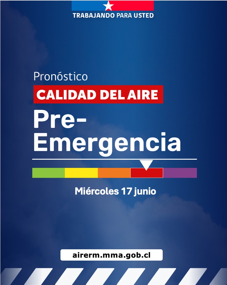 SeremiSaludRM's tweet photo. 🚨Hoy  rige #PreemergenciaAmbiental en la #RM, debido a condiciones atmosféricas adversas en la región. 
▫️Evita realizar actividad deportiva 🏃al aire libre
▫️Está prohibido ⛔ el uso de calefactores a leña y pellets en toda la #RM 
▫️Denuncias al 📞600 360 7777
 Opción 4 https://t.co/p7uuDN2Mtr