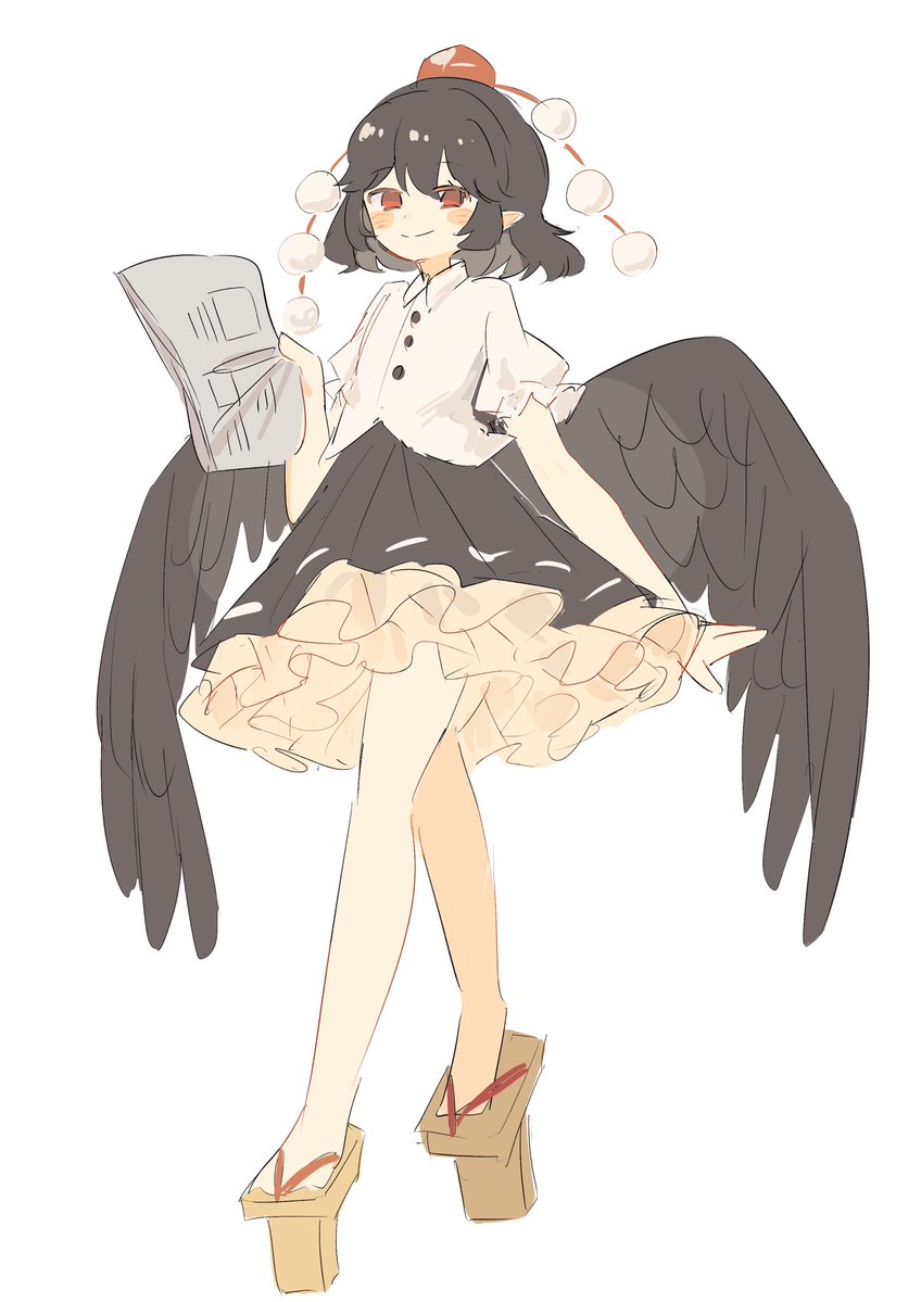menma24's tweet photo. スカートふわふわ文ちゃん🐦‍⬛ https://t.co/A1hn21b9Pi
