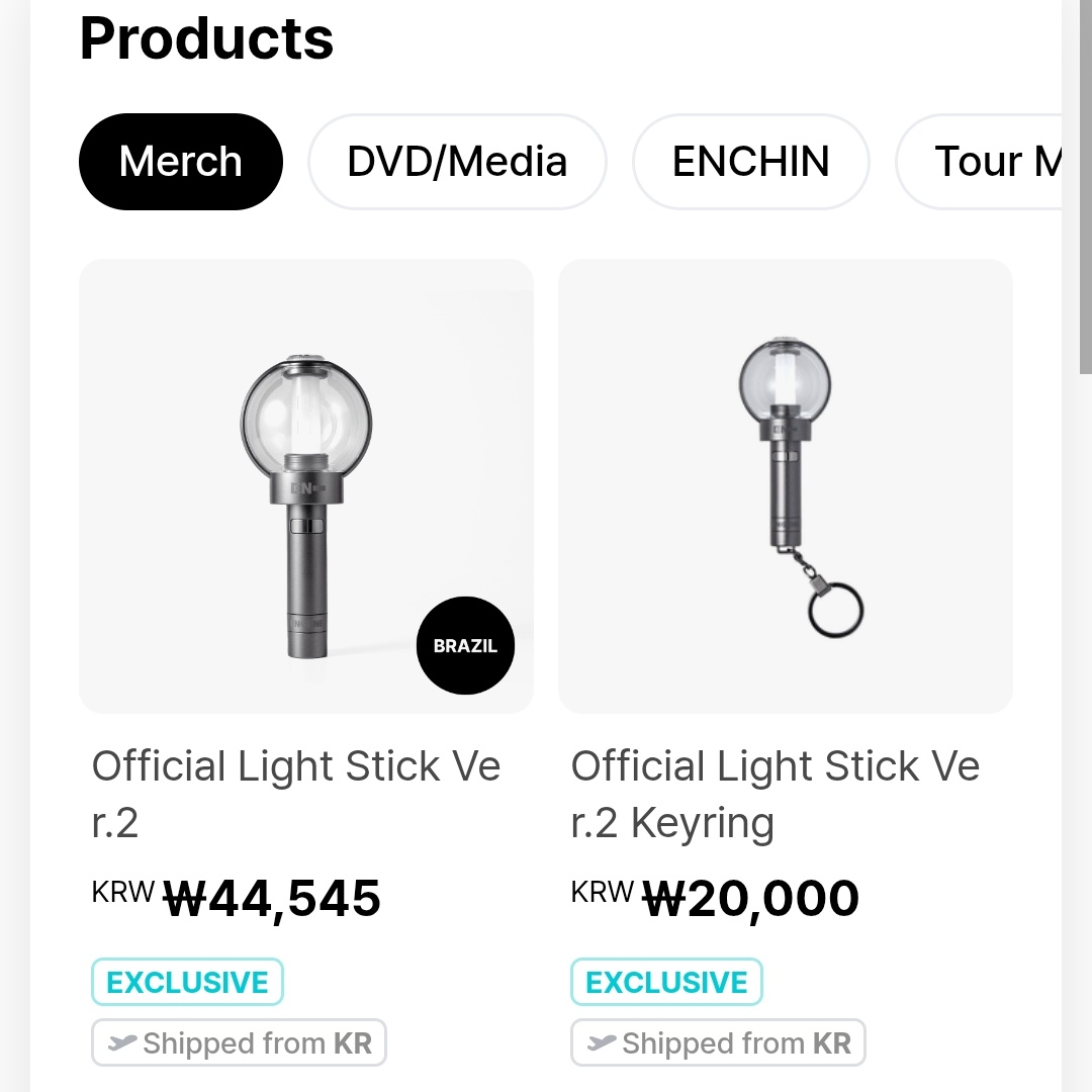 thv_coll3ctor's tweet photo. chocada com a venda e envio exclusivo para o brasil porque não vão vender a lightstick no dia do show, o frete é meio carinho, mas levando em consideração acho que acaba compensando https://t.co/5wUcqaUdN0