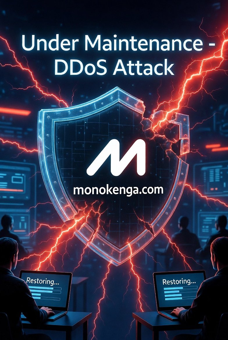monokengatoken's tweet photo. Our website https://t.co/9MNfs66viW is currently under a DDoS attack. Our specialists are already working hard to restore full functionality as quickly as possible. Thank you for your understanding and patience. 💪
#DDoS #CyberAttack #Monokenga #WebsiteUnderAttack #DDOSAttack https://t.co/itfmSlCPWD