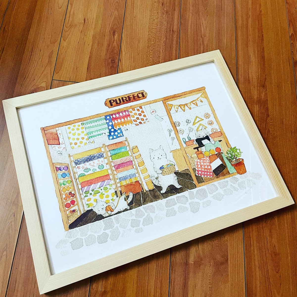 Shinewaterc's tweet photo. 告知が遅れて申し訳ございません
名古屋企画展出展のおしらせです

「ONEW Painters Market 03」
日程：6月23日（火）〜6月28日（日）
ART SPACE A-1
愛知県名古屋市中区栄1-24-28 2F
時間：10:00~18:00
入場料：¥100

ニャンコの布屋と星の子原画2点を展示販売予定です♪ https://t.co/ZYCiPG29zk
