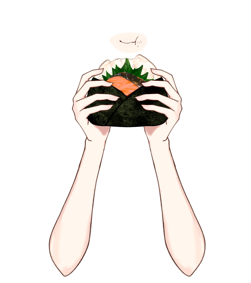 yu_un0620's tweet photo. #Vtuber素材 #おはようVTuber
明日6/18はおにぎりの日🍙！！

おにぎりを食べる素材です😄(梅・鮭・いくら・昆布)
ご自由にお使いください👍 https://t.co/4LudArQQNO