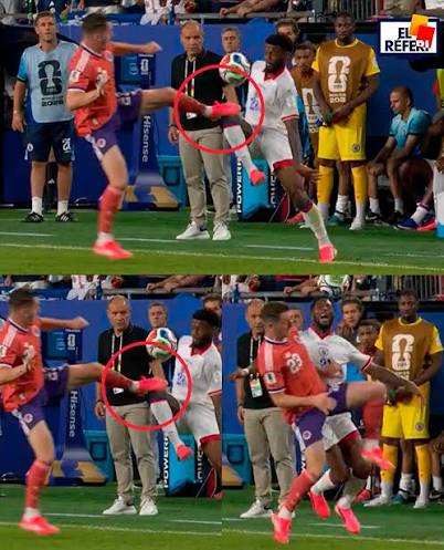 anggerom's tweet photo. @ActuFoot_ @RMCsport C'est une bonne question. J'avais remarqué des actions similaires, aucun carton rouge. Plus de flexibilité? https://t.co/S6T44JdNnf