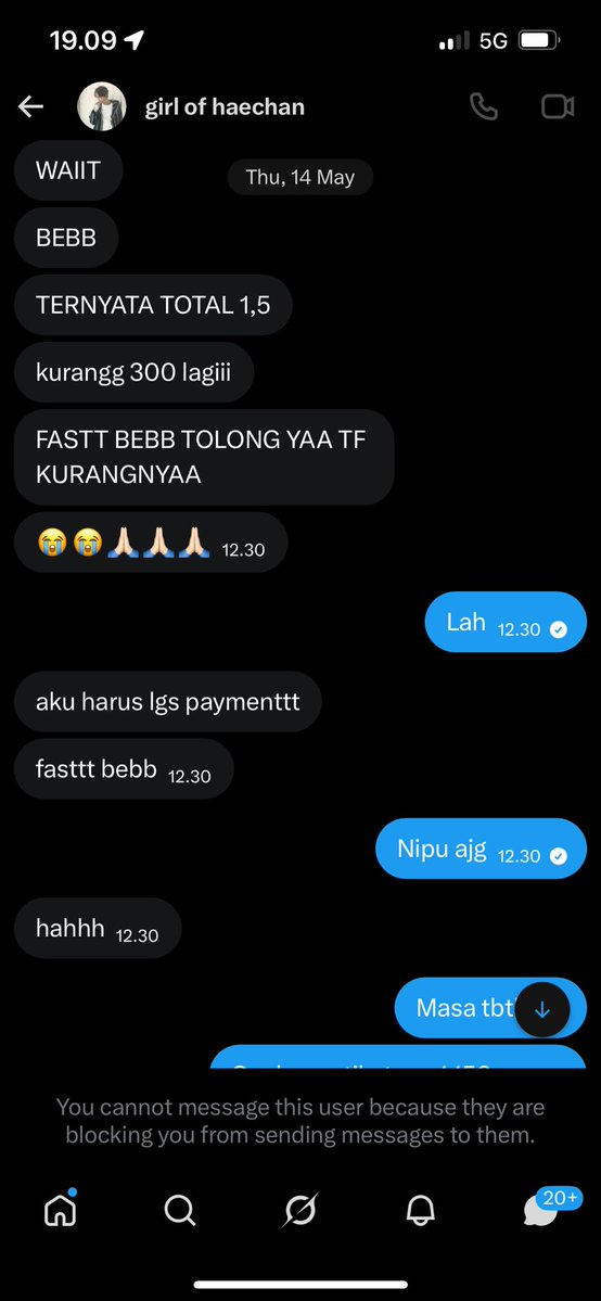 @girlofhaechnn SCAMMER tweet media