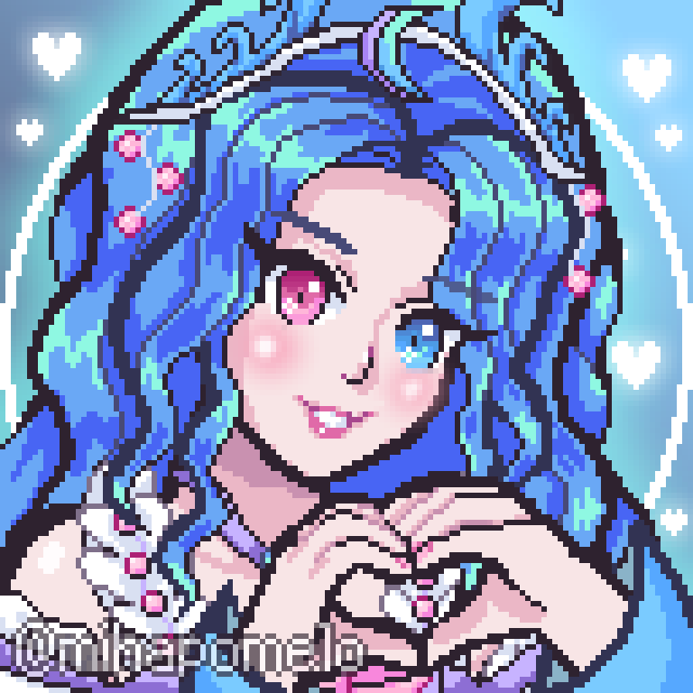 mihapomelo's tweet photo. 💙 Commission for SayMeSay 💙
https://t.co/GIGUjrFUl6
#pixelart https://t.co/LMEwLrlHKb