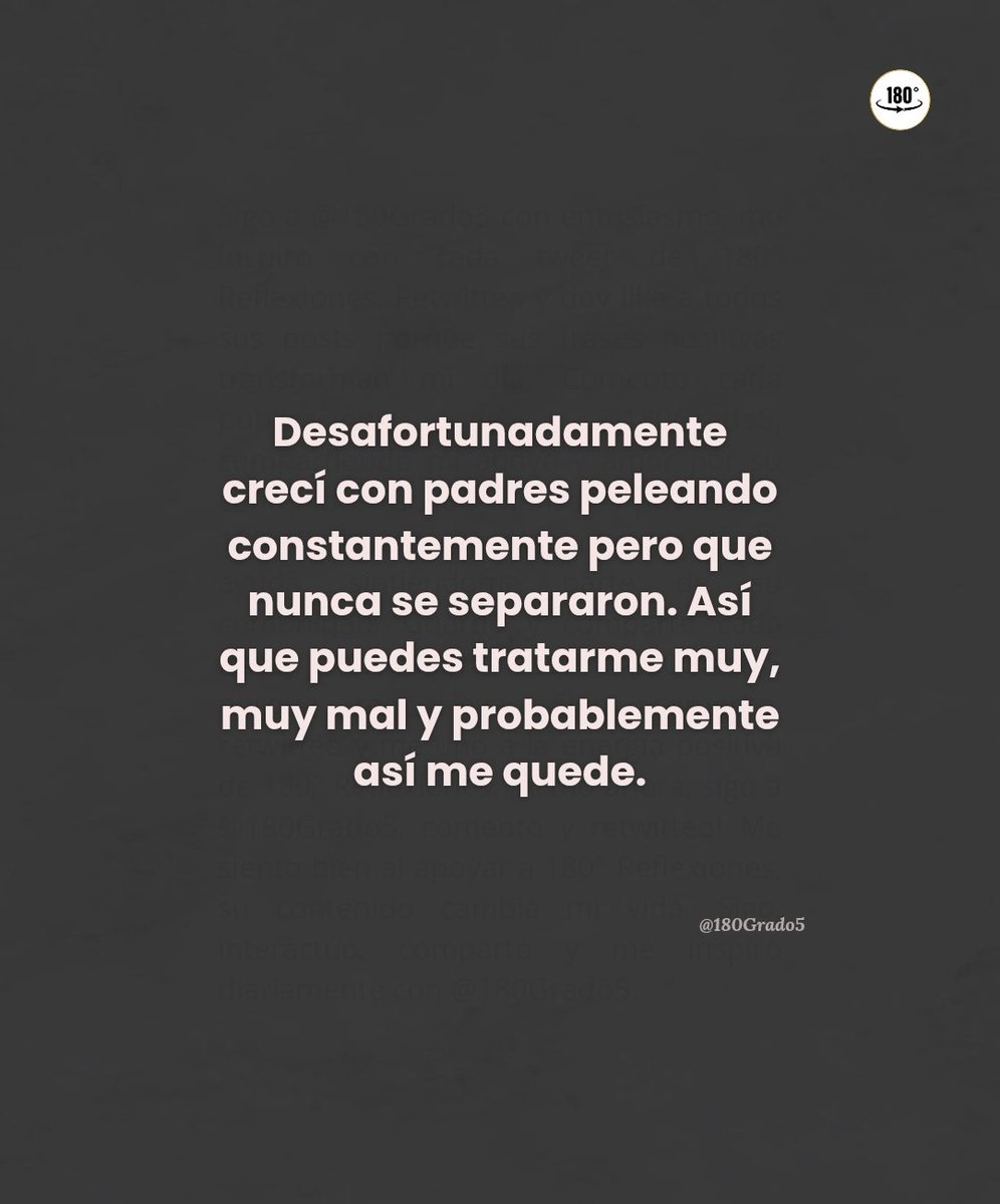 180° || Reflexiones tweet media