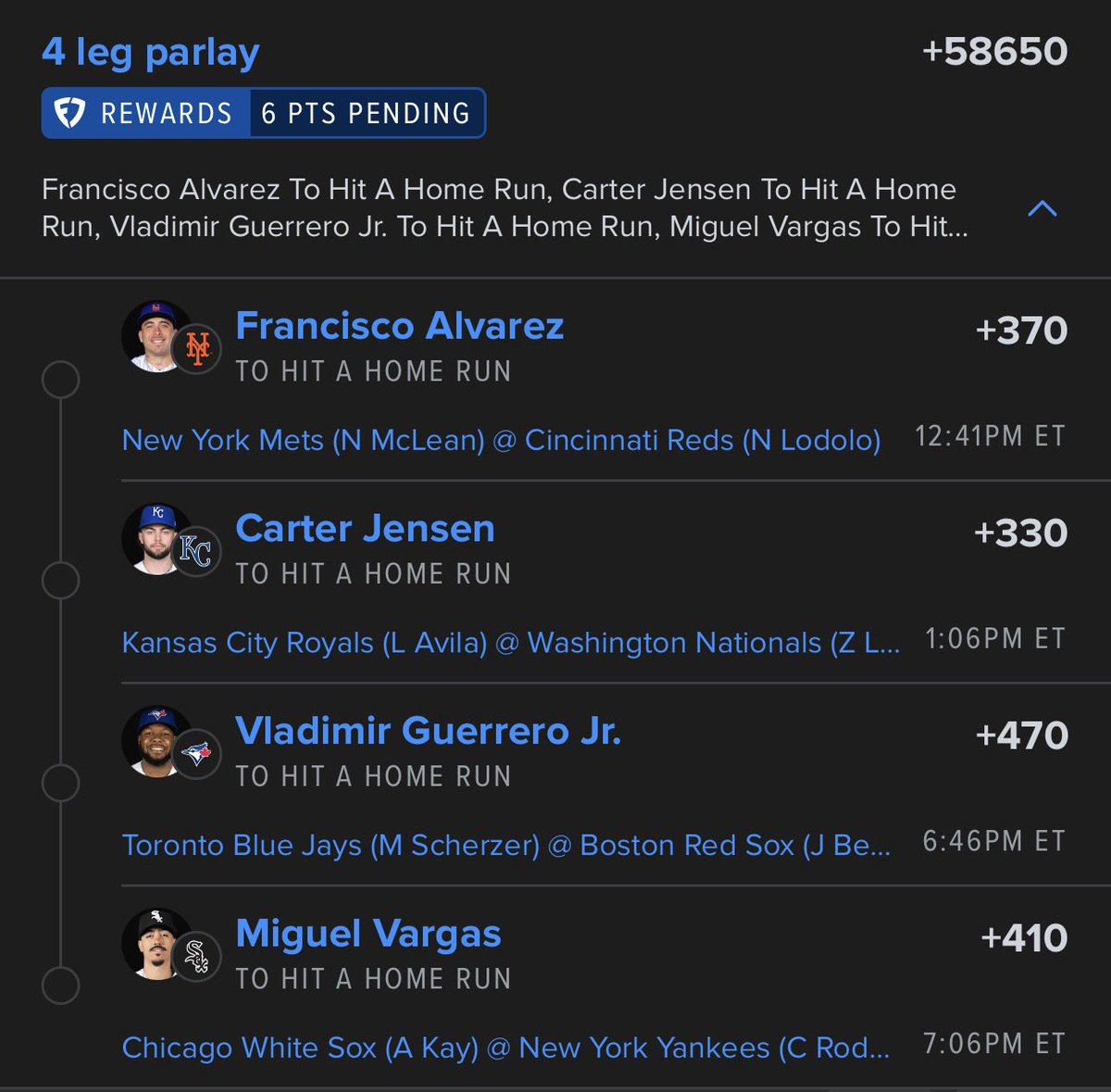 itsm0nique's tweet photo. @OutlawParlays https://t.co/qKOJbGqsI1