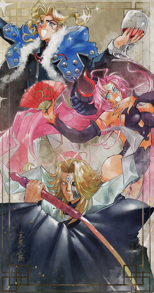 mirion_ray_'s tweet photo. 過去絵！
はよガシャポン回したい
#封神演義連載開始30周年 https://t.co/K8dwPedizH