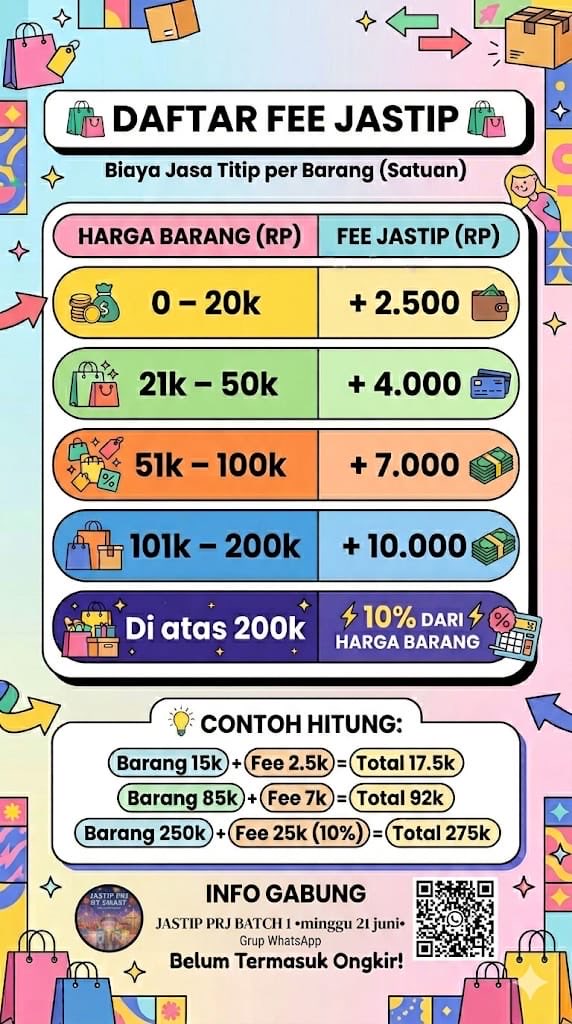 hattaperfume's tweet photo. Open Jastip PRJ 🎡🎊
Cuss langsung join group WA buat liat product menarik lain nya!! 🥳🛍️✨

🎪 Minggu, 21 Juni 2026
🎁 Pengiriman dari Kota Bekasi 
🎀 Dijamin 100% Trusted Jastiper

Join Grup Whatsapp via : 
• Scan QR Code pada Poster ✨
• DM for Link ✨

#jastipprj #PRJ https://t.co/qvOkIhMxzI
