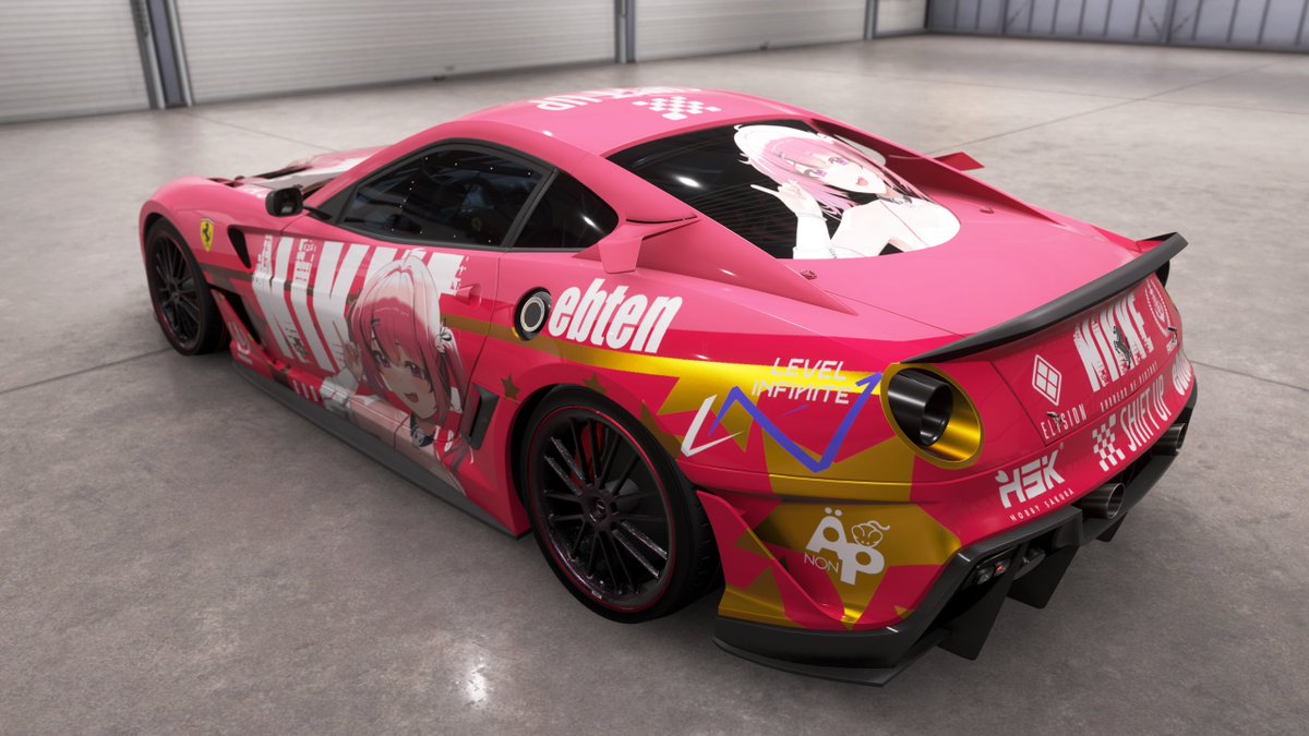 momosakitenp's tweet photo. Formula Dlift 599で作ったデザイン改修して元のFerrariに移植しました🤤
お高い車種ですがラリータイヤにしてS1に落としても凄く使いやすいのでお気に入りデス
2010 Ferrari 599XX
782 529 248
先日アップしたSSのMINIも少し手直しして共有
1965 MINI Cooper S
143 207 008
#ForzaHorizon6 #nikke https://t.co/3JCkeVYPt7