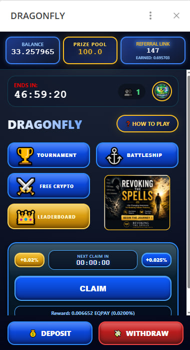 EquityPay_Org's tweet photo. 🏆 The tournament has already started! 🚀

🎮 GAME  https://t.co/IDoAxmKZIE

💰 The prize pool is 100 $EQPAY and it's set to increase!

🎮 Play, climb the rankings, and reach the top spots to get your share of the prize pool.

📊 You can track your position on the leaderboard.

🔥 Good luck to all participants! 🍀🏅

$Crypto  #earn #game  #SOL $btc #gram
