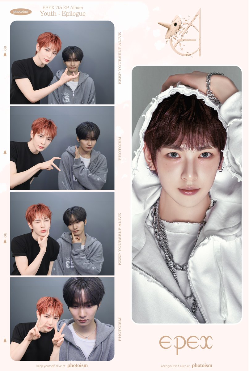 the_EPEX's tweet photo. [🎁]
따라해 하나 둘, 어때?📸

#EPEX #이펙스 #Eight_Apex #韶華 #소화 #Epilogue #ECHO #에코 #위시 #뮤 #아민 #백승 #에이든 #예왕 #제프 #PHOTOISM #포토이즘 https://t.co/nmipoU1NxX