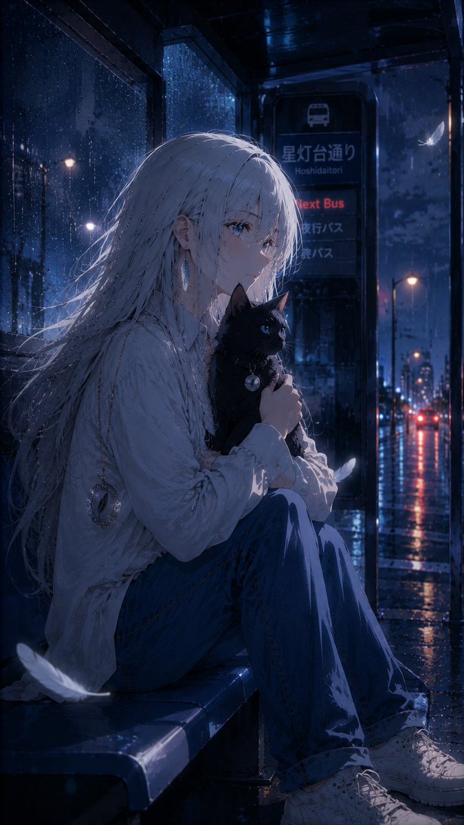 sn_arc's tweet photo. 誰もいない夜のはずだった。
でも、ひとりじゃなかった

_Eira

#Silvernox #AIイラスト #AIart️️️️️️️️️️️️️️️️️️️️️️️️️️️️️️️️️️️️️️️️️️️️️️️️️️️ https://t.co/laknE0CLFq