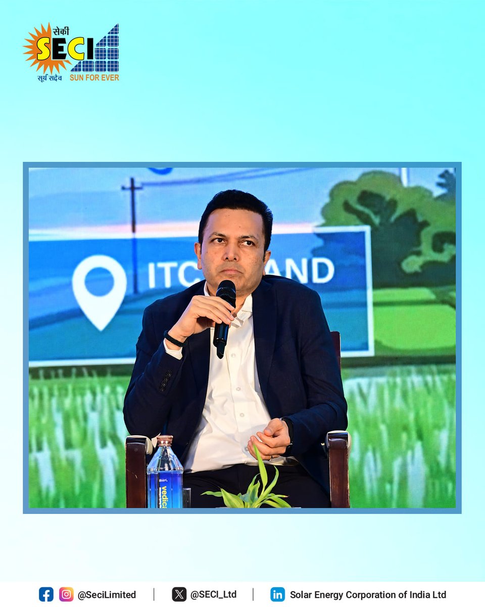 SECI_Ltd's tweet photo. SECI participated in Global Wind Day India 2026, held in Goa on 15th June 2026.

Shri Akash Tripathi, IAS, Managing Director, SECI, contributed to the panel discussion on Resource Adequacy for planning RE capacity and the role of Wind in bringing down the cost of energy. https://t.co/n1nWHZUKEx