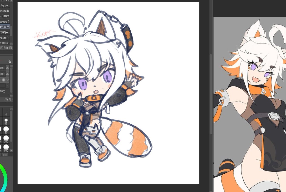 KatTaiger's tweet photo. Deme sketch https://t.co/Yzoh01Jvjj