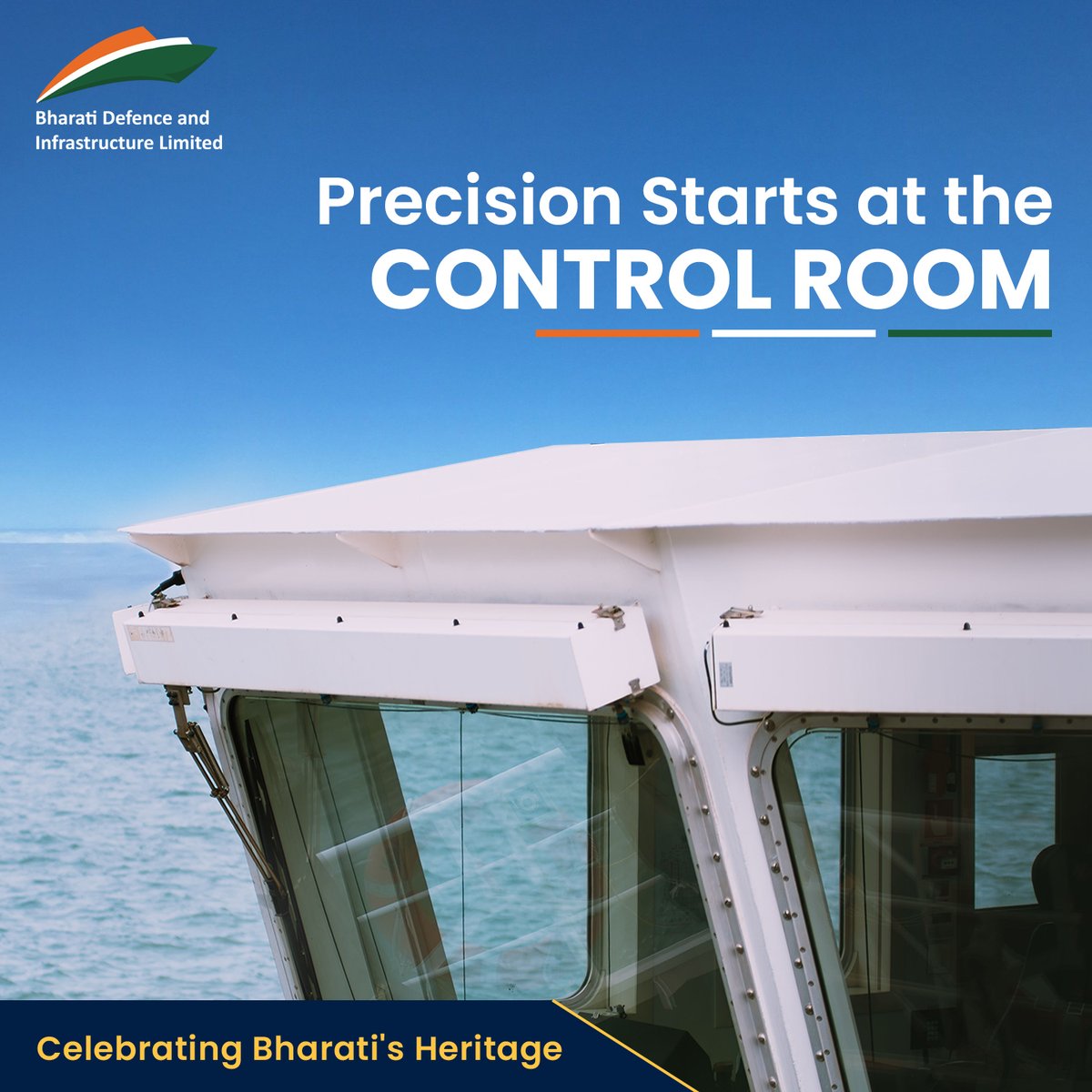 BharatiDefence's tweet photo. Behind every successful voyage is a bridge designed for precision, control, and reliability. Our work in designing ship navigation and control rooms showcased our ability to integrate technology, functionality, and human-centric engineering into a single operational hub.⚓ 

#Offshore #Maritime #CompanyMilestone #BDIL50 #50YearsOfTrust #50YearsOfBharati #GoldenJubilee #BDIL