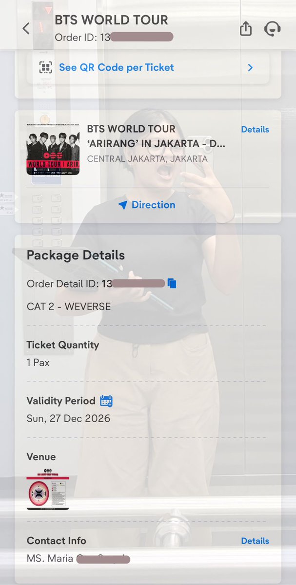 xvstnc's tweet photo. WTS BTS ARIRANG in Jakarta
WANT TO SELL

CAT 2 - DAY 2
only 1 tix yaa
membership ticket

and juga lepas tix CAT 1 aku kalau secured di DAY 3🥹
prefer yang mau ketemuan yess
dom gading serpong yaa
boleh keep duluu, fullpay pas ketemuan ajaaa https://t.co/ODQQhFqgLO