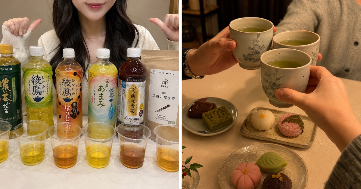 yuuna_realbuy's tweet photo. 最近気づいたことがあるんですけど、ジュースやお酒を少し控えて、お茶を飲んでたらなんか体が喜んでる気がするんですよ……！私がよく飲んでるお茶はこれだよ〜！友達と可愛いお皿に和菓子を並べてお茶会したのも楽しかった。なんかお洒落だしおすすめ🍵 pr