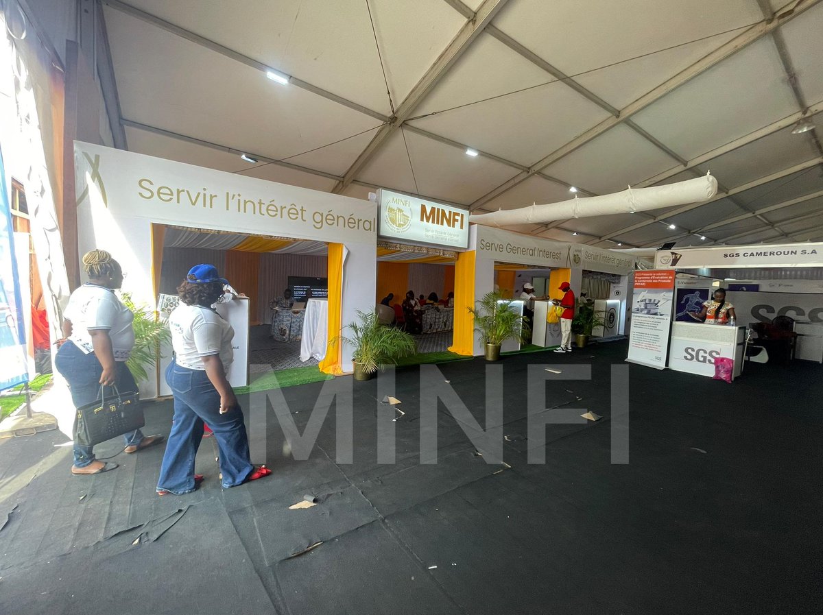 minfi_cameroun's tweet photo. 📍Au Pavillon Finance de #PROMOTE2026, le MINFI est à votre écoute !
Dédouanement des téléphones, déclaration IRPP, AIGLE, ALFA, TrésorPay… Venez poser vos questions et découvrir les réformes qui modernisent les finances publiques. 🇨🇲
#MINFI #Cameroun #ServicePublic https://t.co/x1hp2gGiLJ