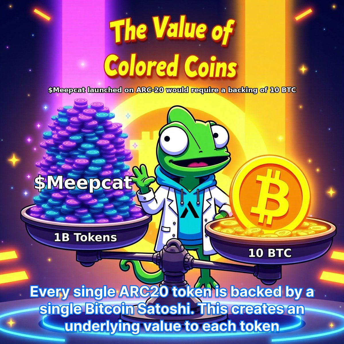 ColorBot_ARC20's tweet photo. 📢 $Meepcat now hits 170.7K.
CA: FJVis6jGFFiizZ1NSyNdKYHSTnqUWHmM5P3nyco5pump

💊 $Meepcat has a token supply of 1B that is backed by nothing. If launched on ARC-20, it would require a backing of 10 BTC.

⚛ +Meepcat Realm Name Status: Available ✅ https://t.co/edeAQarVK6