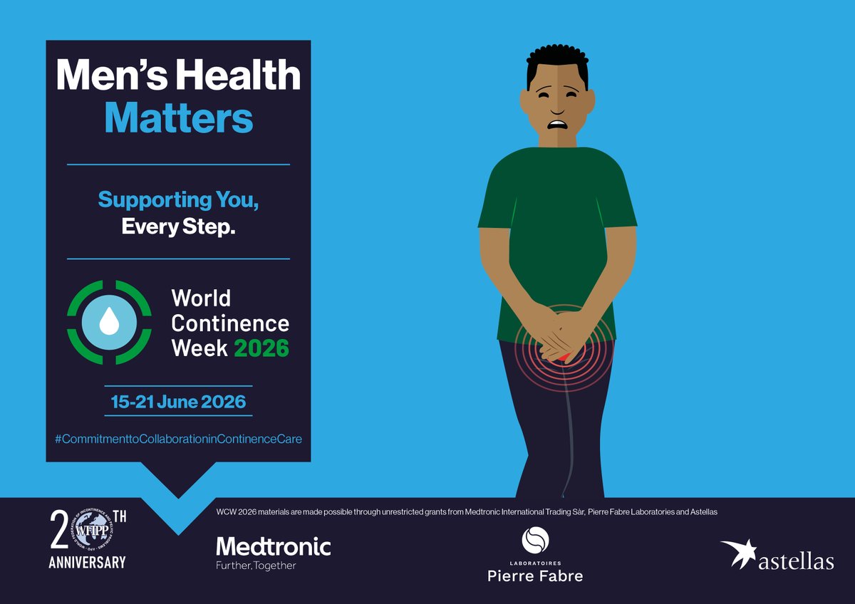 WorldBladderCan's tweet photo. #Bladdercancer is more common in men &amp; incontinence after treatment is something many face in silence. It doesn't have to be that way. Seeking support is the right move. Let's break the stigma. #WCW2026 #continencematters https://t.co/7SBmq064sz
