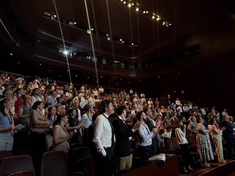 escardio's tweet photo. A humbling moment at #EuroACDH26 https://t.co/OmALhnppnK

For the first time, ESC Patient Forum members took part in a Working Group conference—and were met with a standing ovation.

A powerful reminder of the value of patient voices across ESC activities.

Thank you to our #ESCPatientForum members for your continued dedication, contribution, and collaboration.