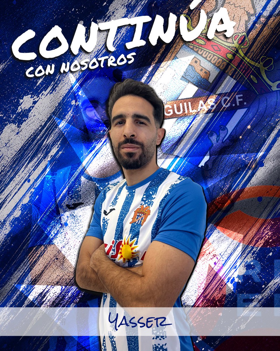 aguilas_fc's tweet photo. 📣 𝗢𝗙𝗜𝗖𝗜𝗔𝗟 | Yasser continuará en el Águilas Fútbol Club.

📰 Noticia completa: https://t.co/8GaNyybsUQ 📲

#𝗔𝗙𝗖𝟮𝟲𝟮𝟳 💙 https://t.co/Yk9ilOCXO8