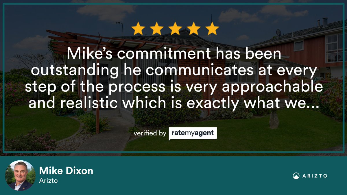 MikeDixonPN's tweet photo. Have a read of my latest RateMyAgent review in Awapuni.
Branch Manager Licensee 10053907
https://t.co/m900w3JWRv
Are you considering Selling too?
Call me today for a FREE Market Appraisal
Mike Dixon 021 1040 130
Licensed REAA 2008

...
#ratemyagent #palmyrealestate... https://t.co/cYLTbjWwxt