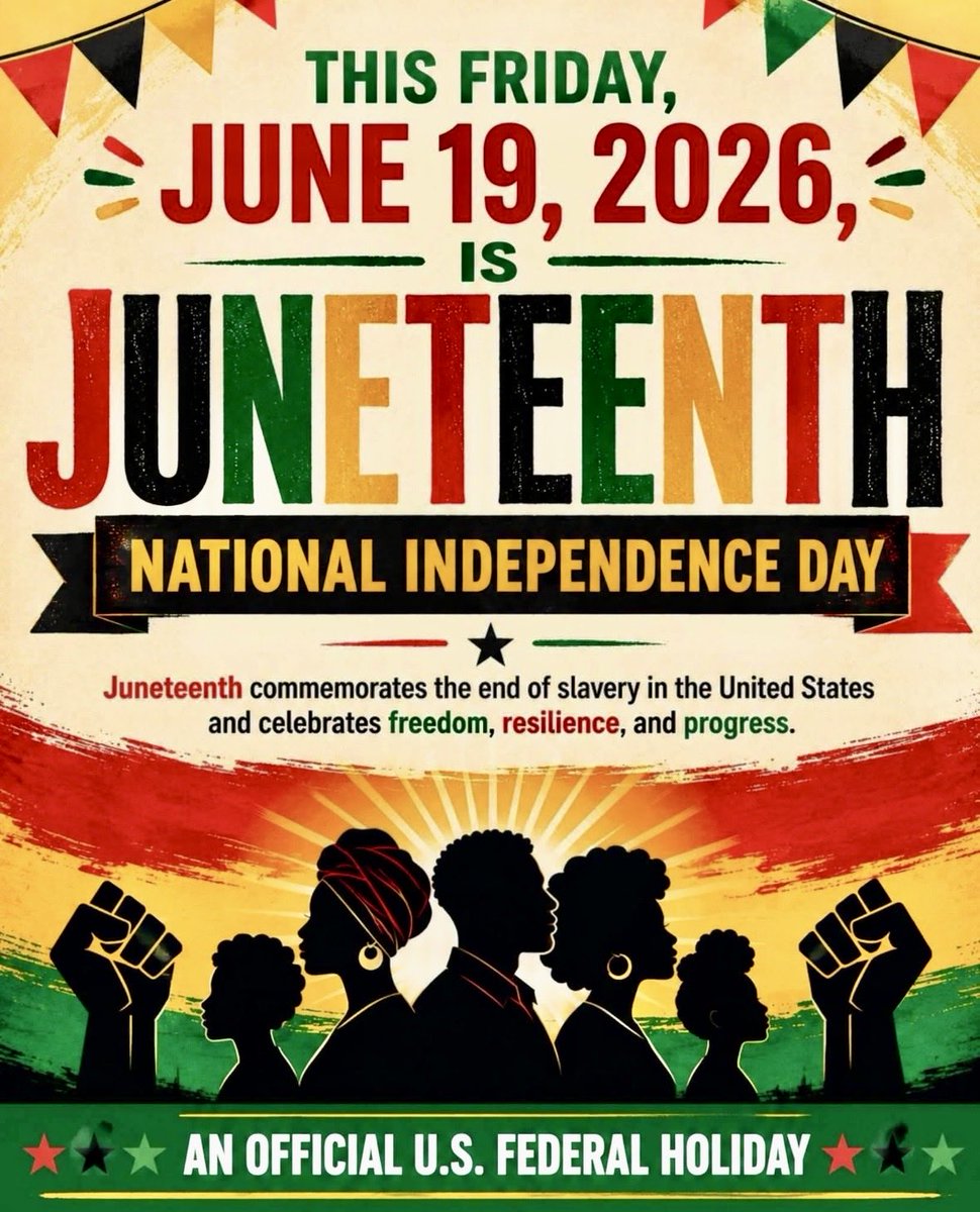 JudyGra35816777's tweet photo. JUNETEENTH  —Is Now A National Holiday.  How Did It Come To Pass? | https://t.co/h6J5gXZJnE https://t.co/kAH2yx7C6d
