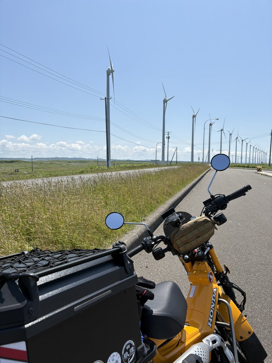 TNaka075's tweet photo. 北海道の素敵な景色に感動しました

#カブ主　#バイク乗りと繋がりたい https://t.co/qpQUGzzeHi