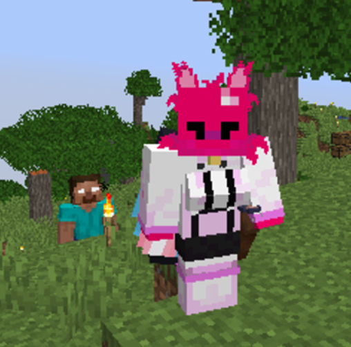 LokenOneThree's tweet photo. me hice una skin con Blockbench :D https://t.co/zAw8NSfifx