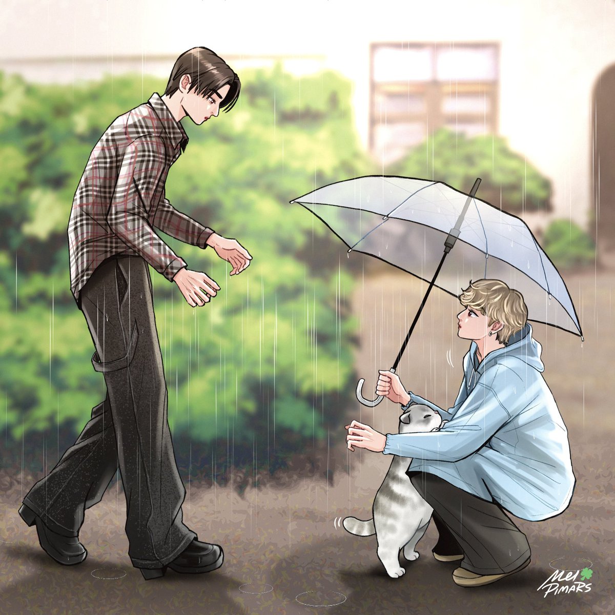 Meipimars's tweet photo. เธอมากับฝน                      I think they call this love https://t.co/5F5PDdQb6d