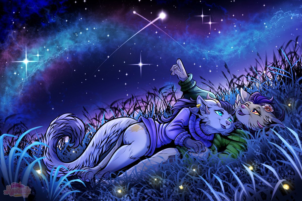 xHyperwolfx's tweet photo. ✨ Brighter than the Stars ✨

🎨 for murtor :D

✧ #DigitalArt ✧ #Furryart ✧ #Fursona ✧ https://t.co/iiVoB1dkH6