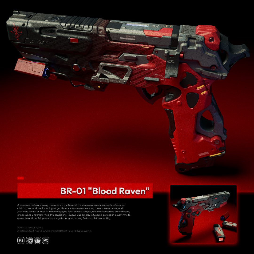 xinoria201's tweet photo. BP-01 🔫
#conceptart #3Dcoat #weapondesign https://t.co/ladiqONND7